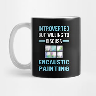 Introverted Encaustic Painting Mug